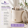 Nuvylera™ Heated Towel Warmer Bucket – Luxury Spa Comfort Warmer for Home