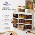 Nuvylera™ Modular Pantry Organizer – Stackable Food Storage Drawer System for a Cleaner Kitchen
